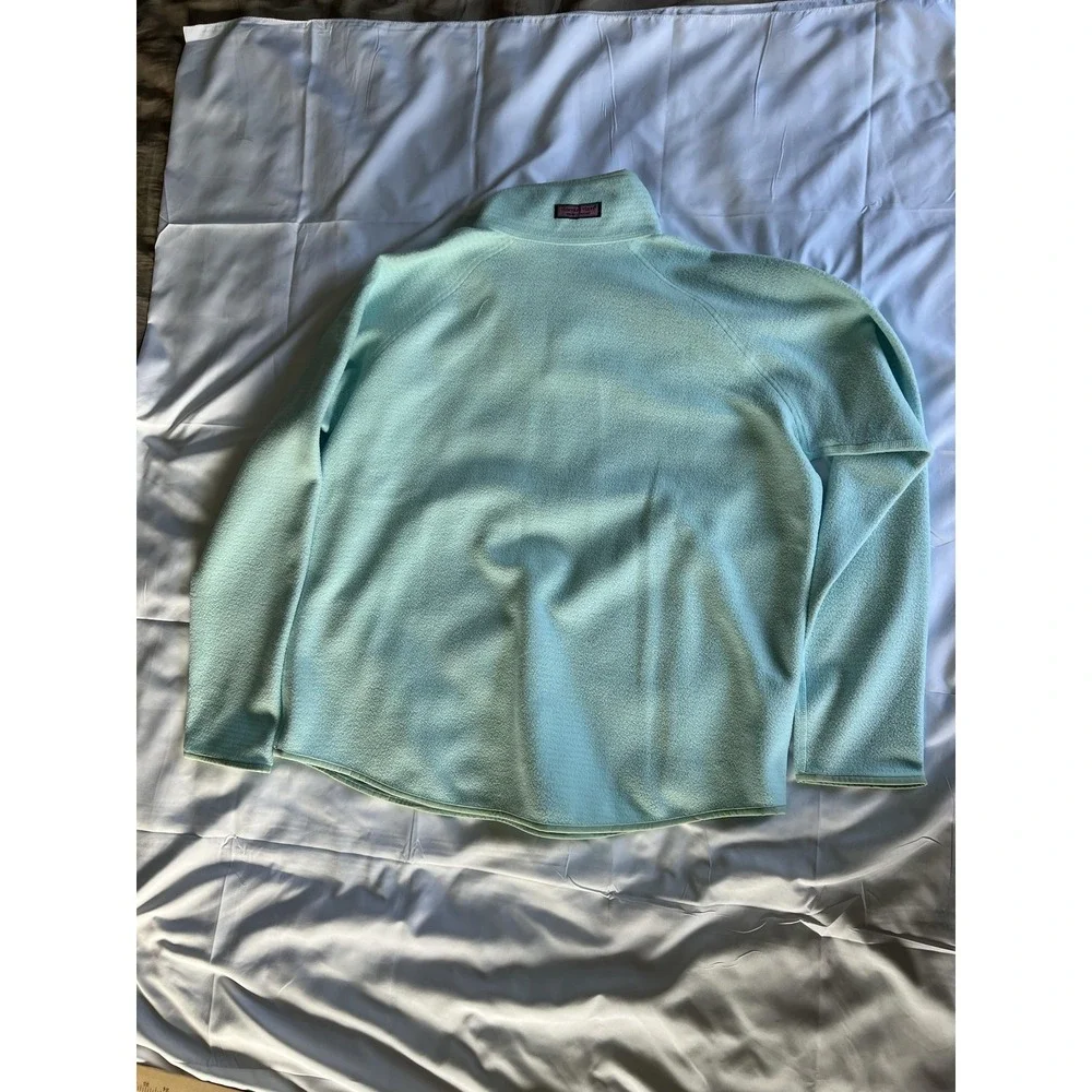 Vineyard Vines Sweater Mens Large Fleece Quarter‎ Zip Pullover Outdoors